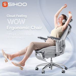 [ 5 Years Warranty ] SIHOO Doro C300 Ergonomic Office Chair with Footrest 6D Armrest Heavy-duty Gaming Chair S-Shaped Backrest Computer Chair Gaming Chair for Study 西昊人体工学椅