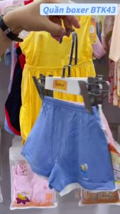 Quần đùi cho bé Babiboo quần đùi đáy bỉm chất vải viscose sợi gỗ mềm mịn  BTK43