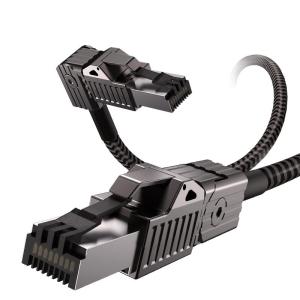 Hagibis | Ultra 7 Gigabit CAT8 Ethernet Cable with 90 Degree Bend