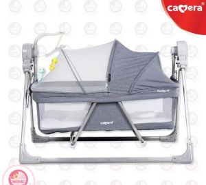 CAMERA เปลไกวไฟฟ้า รุ่น Caddy-M รับน้ำหนักได้มาก-25 kg. มีระบบบลูทูธเลือกเพลงจากมือถือได้ มาพร้อมรีโมทคอนโทรล ปรับความแรงการแกว่ง ได้ 5 ระดับตั้งเวลาหยุดทำงานได้ (ประกัน 3 ปี)