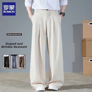 ROMON | Wrinkle-Resistant Tapered Trouser