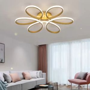 SOLO Modern LED Ceiling Lights Tricolor Chandelier for Living Room Kitchen Dinning light Bedroom Home Decorative Lamp