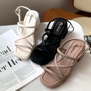 New Color 7cm Womens High - Heeled Sandals for a Fashion - Forward Look #FL403