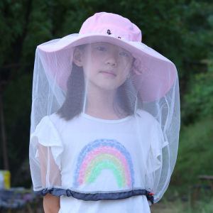 Mũ Chống Muỗi Siêu Nhẹ Thoáng Khí Cho Trẻ Em Khi Đi Du Lịch Ngoài Trời Mũ Chống Nắng Lưới Chống Côn Trùng Mũ Đi Câu Cá