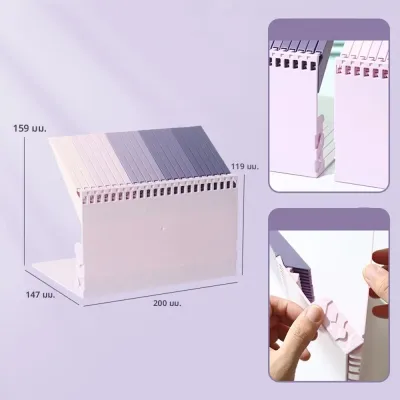 คุณภาพสูงเปียโนคีย์รูปหนังสือหนา PP Bookend Partitioned ชั้นวางของของขวัญนักเรียน