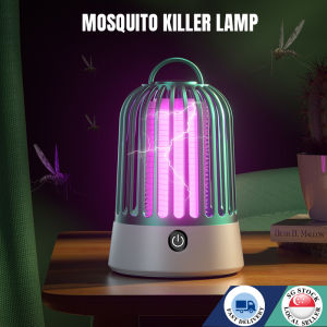 🇸🇬Electric Shock Mosquito Kille Lamp  Portable Mosquito Killer Lamp Insect Lamp Indoor Quiet UV Light