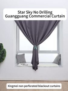 Heat insulation Curtain Window Anti-UV langsir 100% Blackout Decorate Living Room Bedroom Curtains