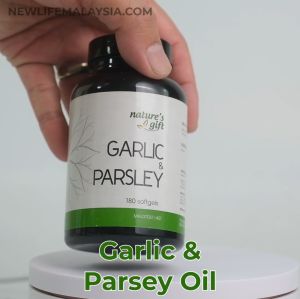 Garlic & Parsley Oil - Supports Heart Health Fights Colds & Cancer Antioxidant Boost 180 Softgels NewLife