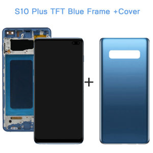 TFT Lcd For Samsung Galaxy S10 Plus SM-G9750 G975F Display Touch Screen Digitizer for Samsung Galaxy S10plus LCD With Frame