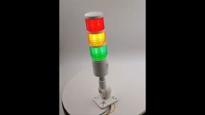 2 In 1 Lampu Tower Light 12-24v Tower Lampu Warning Light Alarm Suara Dan Visual Dapat Dilipat