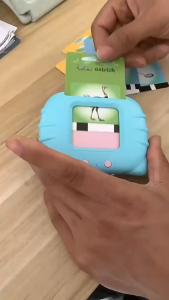 New Durable 448 Cards Puzzle English Card Machine Card Insertion Portable Early Education Sound Card Machine Durable