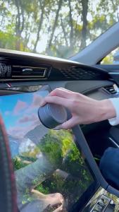 2025 NEW Q12 Strong Magnetic Car Phone Holder Foldable Design 360° Adjustable Vacuum Mount for Car/Desk/Bathroom