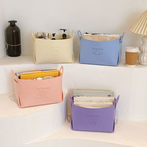 ZEEMIN Halloween Christmas Sanrio Felt Storage Basket Living Room Mymelody Kuromi Cinnamoroll Sundries Storage Basket Cloth Felt Storage Box Bedroom Socks