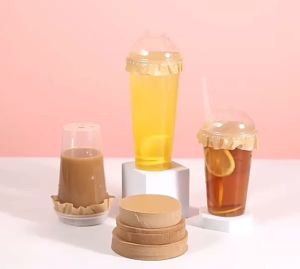 กระดาษไขปิดปากแก้ว กันหก