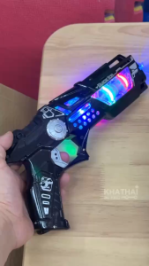 ปืนอวกาศ Space Gun มีไฟ มีเสียง ปืนของเล่น ขนาดกำลังดี ยิงมันส์ BB-999S-7