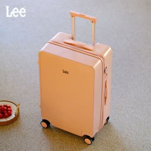 Lee | Ultra-Light Red Luggage Suitcase 24in