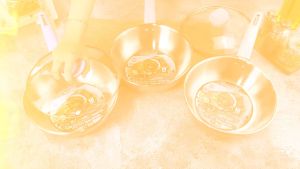 tutup panci kaca 24 cm knop motif renda SUPRA