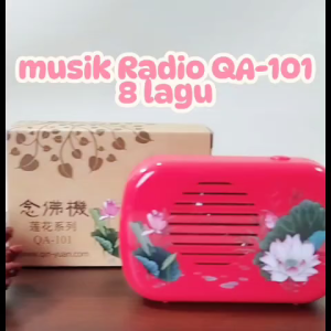Music Radio Tape Player 8 Lagu Suara Mantra Doa Sembahyang / Buddhist / (QA-101)