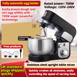 Benchtop blender 700W Multi-Functional Flour-Mixing Machine Dough Kneading Automatic Stand Mixer Cream Stirring Dough Mixer Egg Beater