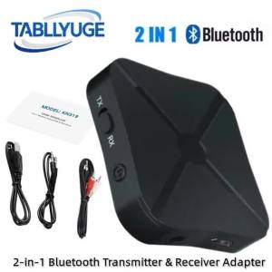 2 IN 1 Bluetooth Audio Receiver & Transmitter RCA 3.5MM AUX Jack USB Dongle Stereo Wireless Adapters For Car TV PC Headphone