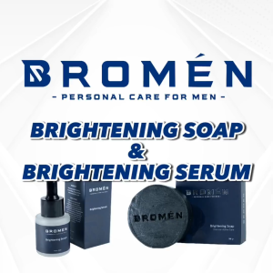 Bromen Duo Care - Paket Serum Penawar Tanda Penuaan & Sabun Pelembab Wajah - Multi-Pak 20Ml + 2x50GR