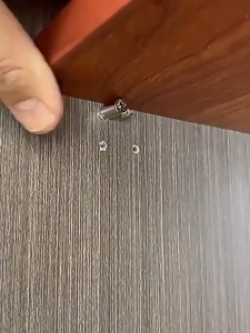 50Pcs Shelf Support Pin Shelf Support Nails Shelf Bracket Screws Pegs Cabinet Support Bracket with Non-Slip Sleeve Cabinet Closet Shelf Clapboard Layer Bracket Pegs Kitchen Furniture Closet Shelf Support Pegs