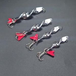 2Pcs Lures Inline Blade Bait Buzzbait for Bass Pike Trout Salmon Blades Vib Jig Spoon Salt/Fresh Water Fishing Spinner Lure