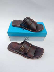 Sandal Kulit Pria Sendal Ukuran Besar Big Size Sampai Alasnya