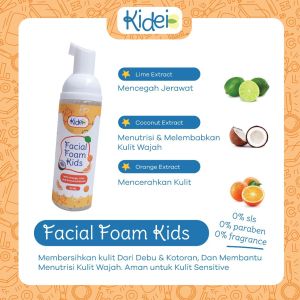 [BPOM] Facial Foam Kids 60ml / Sabun Pembersih Khusus Wajah Anak