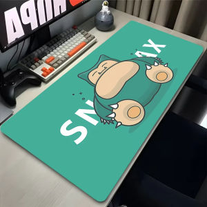 Cherry Blossom Kawaii Mouse Pad Laptop Pink Sakura Clouds Mousepad XXL P-pokemon S-snorlax Keyboard Rug PC Japan Anime Desk Mat
