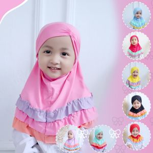JILBAB ANAK GOTIK RAINBOW / HIJAB ANAK CANTIK LUCU MURAH / KERUDUNG BAYI / KHIMAR ANAK / KERUDUNG ANAK / SYIRIA ANAK / BERGO ANAK / JILBAB BAYI MODERN TERKINI TERBARU TERLARIS / HIJAB INSTAN ANAK / JILBAB INSTAN ANAK PREMIUM COD