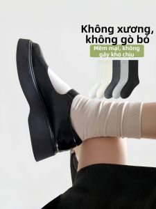 Pure Cotton Autumn Winter Mid-Calf Socks
