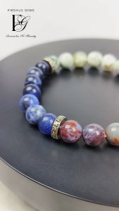 กำไลหินมงคล หินเครซี่เลซอาเกต โซดาไลท์ มอส อาเกต - หินแห่งการปกป้องคุ้มครอง ช่วยขจัดความกังวล ช่วยสร้างความสุขในชีวิต