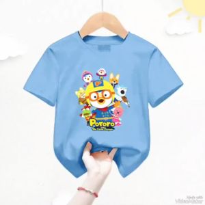 Atasan Kaos Anak PORORO Viral Usia 1-12 Thn