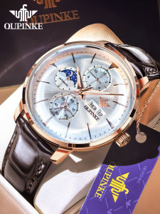 Waterproof Business Genuine Leather Watch for Men