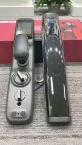 3d face recognition smart lock home security door fingerprint lock Active video surveillance password lock apartment electronic door lock