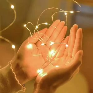 5PCS Christmas Lights 10 LED 1M Micro String Fairy decor led light christmas party decorations DIY Light strings
