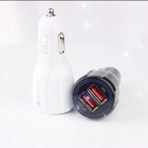 JeDa Car Chargerหัวชาร์จในรถ QC 3.0 Car charger Adapter 2 พอร์ตการชาร์จ Car charger