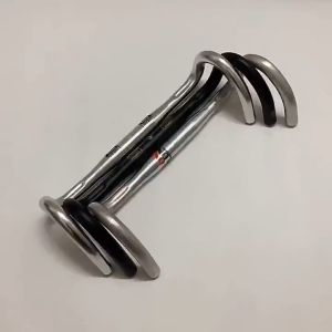 UNO แฮนด์จักรยานโค้งจักรยานแข่งบนท้องถนนเบามาก25.4/31.8มม. 360/380/400/420/440/460มม. 6061อะลูมินัมอัลลอยมือจับก้าน