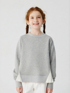 JOLLY BEAN | Pleated Skirted Hoodie Girls Long Sleeve Top
