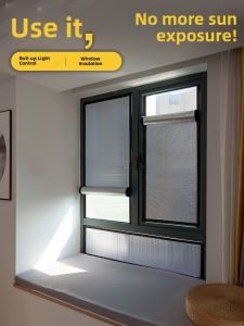XIZHUYUAN | Sun Blocking Shade Curtain Self-Adhesive Installation