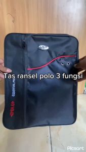 Polo Tas Ransel Laptop Multifungsi Bisa di Gendong Bisa SlempangTas 3in One Model 3 Fungsi + rancofer
