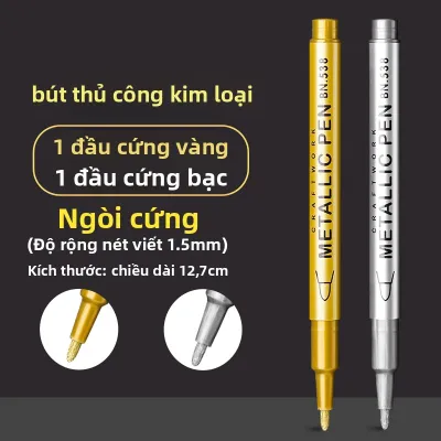 XUEDELE | Bút Kim Loại Màu Kim Tự Nhiên cho Vẽ và Ký Tên