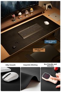 Extra Large Desk Pad for Computer Workstation Luxury Gaming Keyboard Mat