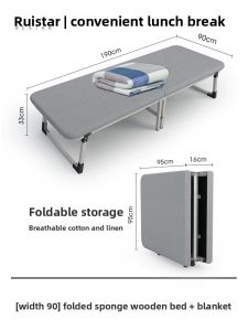 RESTAR | Folding Nap Bed For Single