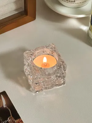 CHIGUASHAONV | Simplicity Transparent Romantic Decoration Candlestick