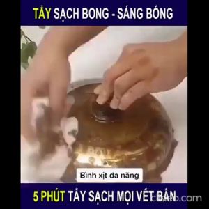 Siêu Xịt Tẩy Rửa Đa Năng Aquada S600 Power 500ml Không Hóa Chất Khử Khuẩn Khử Mùi Làm Sạch Hiệu Quả Kèm Khăn Vòi Xịt