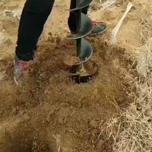 เครื่องเจาะดิน เครื่องขุดหลุม 6 แรงม้า 2 จังหวะ เฟืองทดขนาดใหญ่ เครื่องยนต์ 125CC เลือกดอกเจาะได้ 4cm6cm10cm15cm20cm25cm