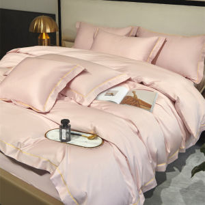 King Size Bedding Set Long Staple Cotton Class a Four Piece Bed Canopy Style Australian Double Queen Luxury Soft Cotton Sheets
