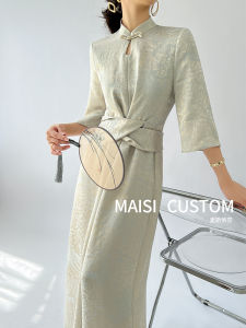 MASSCSALLY | Luxurious New Chinese Embroidered Summer New Slimming Dress Qipao